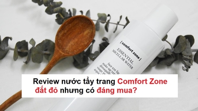 Review nước tẩy trang Comfort Zone đắt đỏ nhưng có đáng mua?