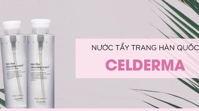 Review nước tẩy trang Celderma dùng có bị lên mụn ẩn