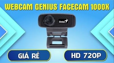 Đánh giá webcam Genius Facecam 1000X hơn 400k có đáng mua không