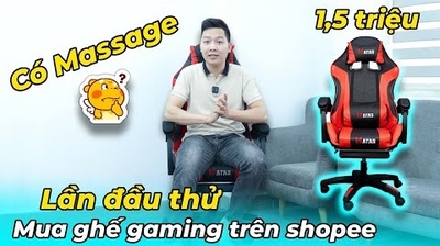 Review ghế gaming Atas A1 giá rẻ chỉ 1.x triệu có đáng mua
