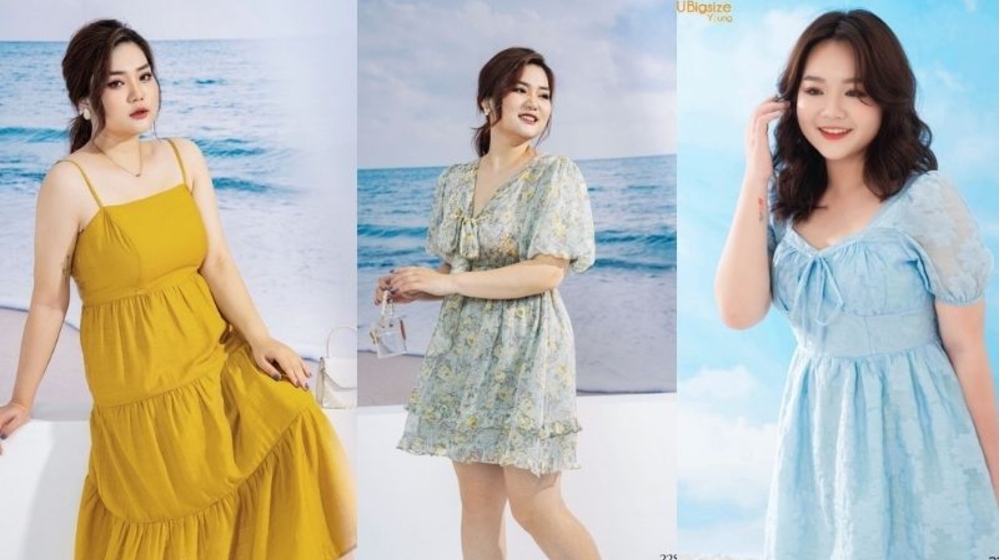 Tổng hợp 10 mẫu váy đi biển cho người béo, bắp tay và bụng to