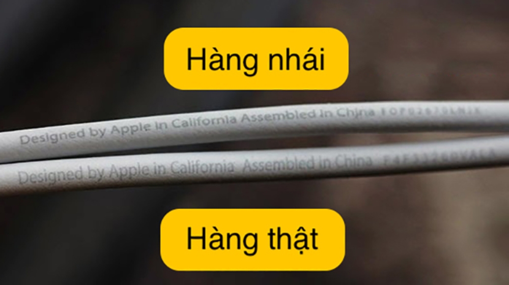 Mẹo phân biệt sạc nhanh Iphone chính hãng trong 1 phút