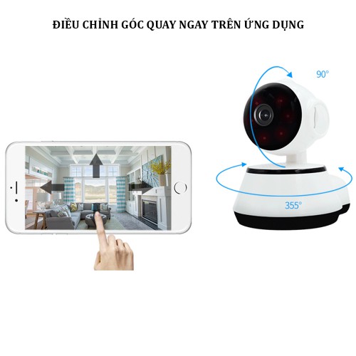 Camera WIFI 2 Ăng-ten Ngầm V380