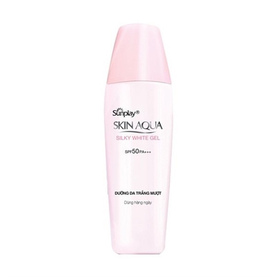 Kem chống nắng Sunplay Skin Aqua Silky White Gel