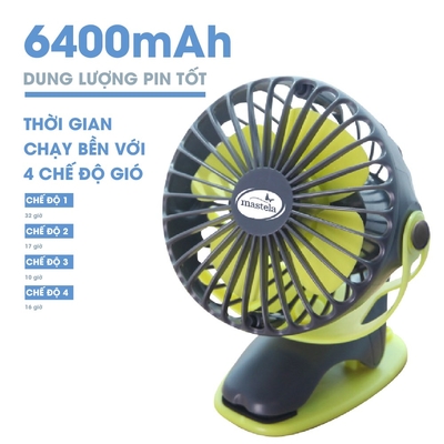 Quạt sạc mini Mastela