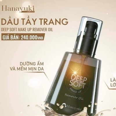 Dầu tẩy trang Hanayuki Deep Soft Make Up Remover Oil