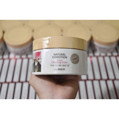 Kem Tẩy Trang The Saem Natural Condition Lotus
