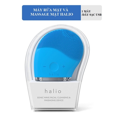 Máy rửa mặt Halio Facial Cleansing & Massaging Device