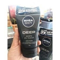 Sữa rửa mặt Nivea Men Deep White Oil Clear