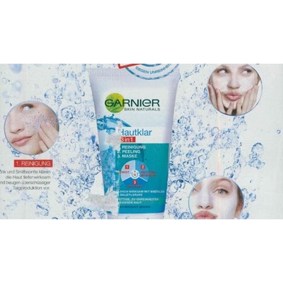 Sữa rửa mặt Garnier SkinActive 3in1 Đức
