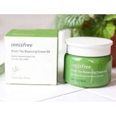 Kem dưỡng ẩm Innisfree Green Tea Balancing Cream EX