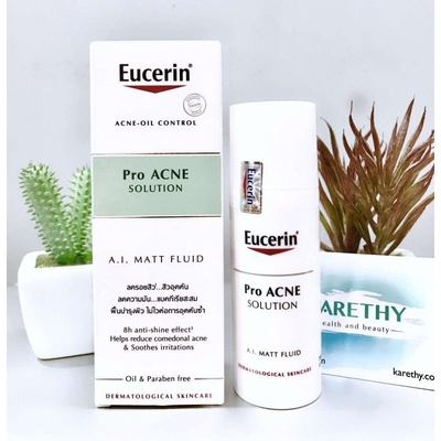 Kem dưỡng ẩm Eucerin Pro Acne Solution A.I Matt Fluid