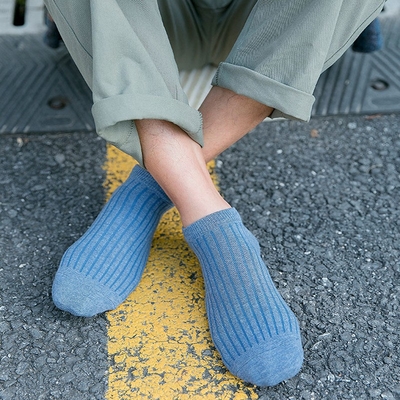 Tất nam cổ ngắn màu đơn giản thoáng mát khử mùi cực tốt