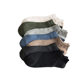 Tất nam cổ ngắn màu đơn giản thoáng mát khử mùi cực tốt