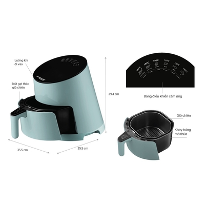 Nồi chiên không dầu Sunhouse Mama SHD4085G