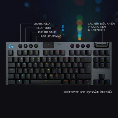 Bàn phím cơ Logitech G913 TKL