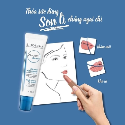 Son dưỡng Bioderma Atoderm Levres Baume