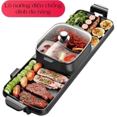 Bếp lẩu nướng đa năng 2 trong 1 DK-KS03-J