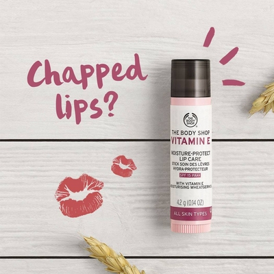 Son Dưỡng THE BODY SHOP Vitamin E Lip Care SPF15 PA++