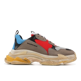 Giày Balenciaga Triple S Grey Red Blue