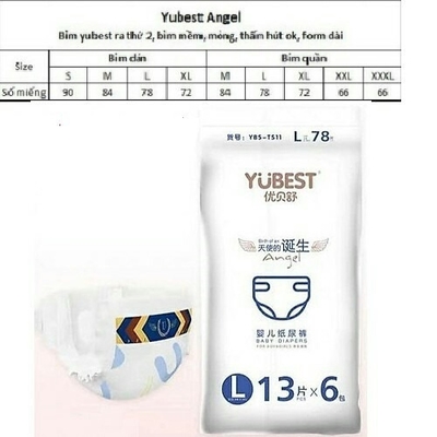 Bỉm nội địa Trung Yubest