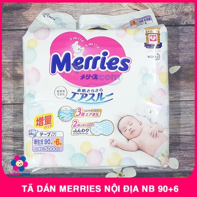 Bỉm Merries Nhật Bản