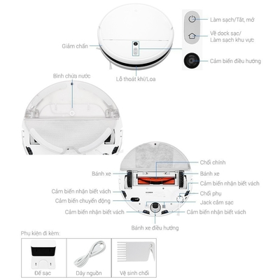 Robot hút bụi Xiaomi Vacuum Mop Pro SKV4109GL