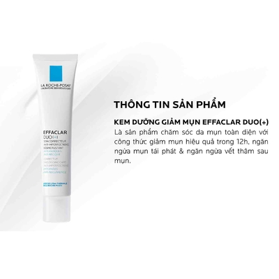 Kem trị mụn La Roche-Posay Effaclar Duo+