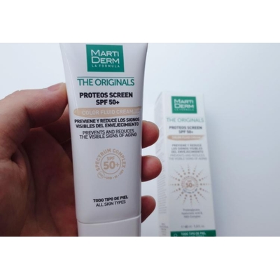 Kem chống nắng MartiDerm Proteos Screen SPF 50+ Color Fluid Cream