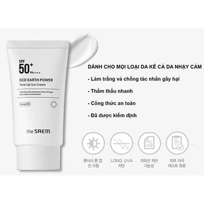 Kem chống nắng The Saem Power Tone Up Sun Cream