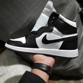 Giày Nike Air Jordan 1 Retro High Black White Rep 1:1