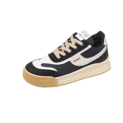 Giày thể thao Canvas đế bằng buộc dây