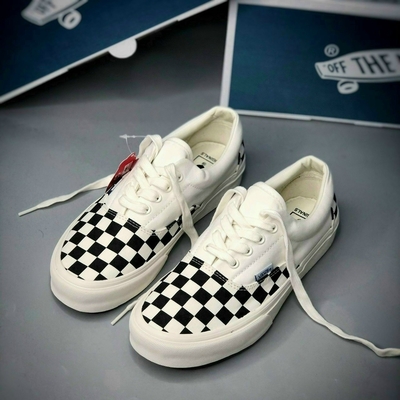 Giày thể thao Canvas họa tiết caro