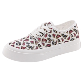 Giầy thể thao Canvas đế bánh mì họa tiết basic