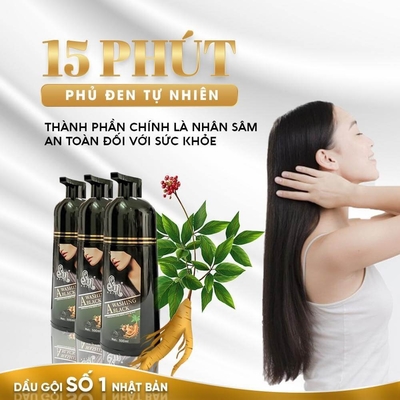 Dầu gội phủ bạc Sin Hair Nhật Bản
