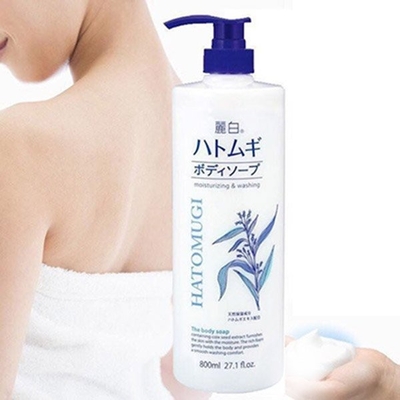 Sữa tắm trắng hạt ý dĩ Hatomugi Mosturizng Washing