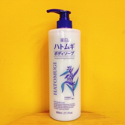 Sữa tắm trắng hạt ý dĩ Hatomugi Mosturizng Washing