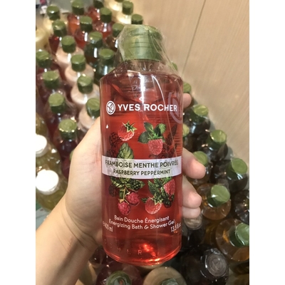 Gel tắm mâm xôi đỏ và lá bạc hà Yves Rocher