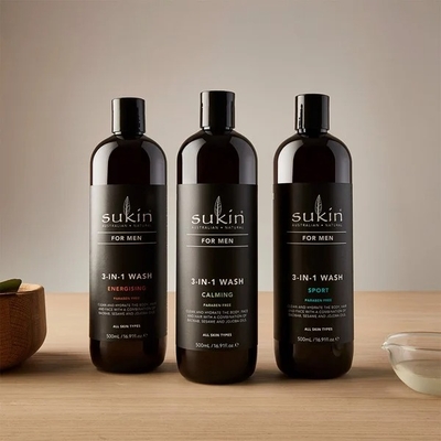 Sữa tắm Sukin For Men Calming Body Wash