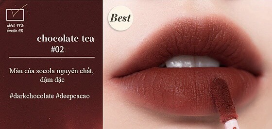 Son kem Romand Milk Tea 02