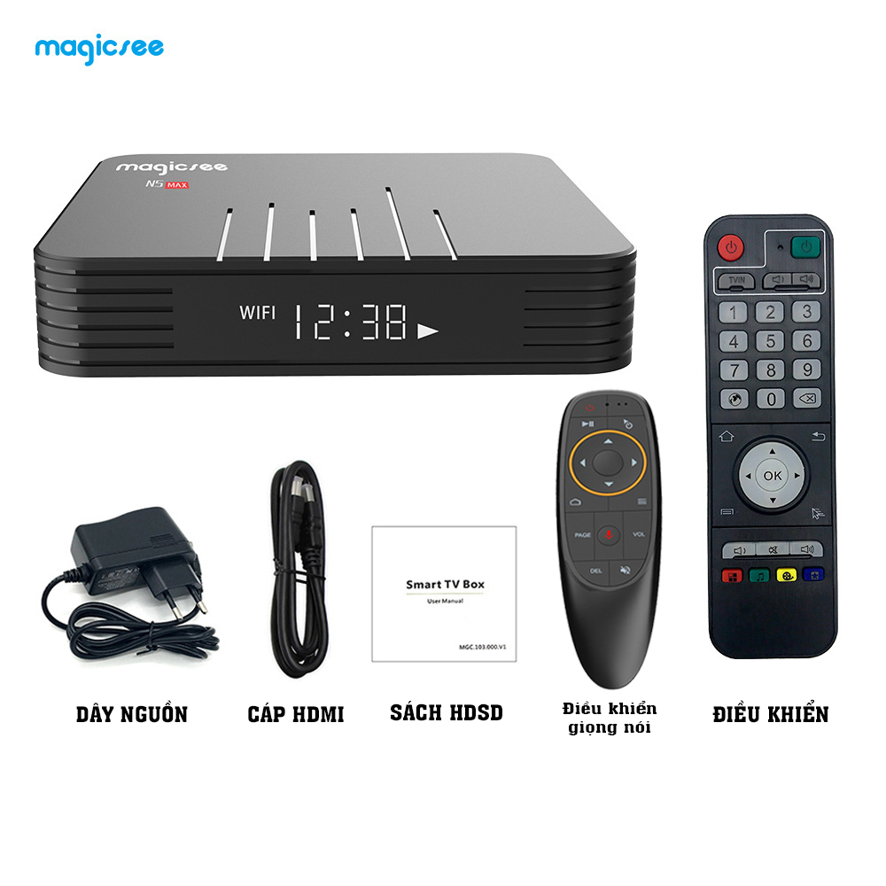 Android Tivi Box Magicsee N5 Max