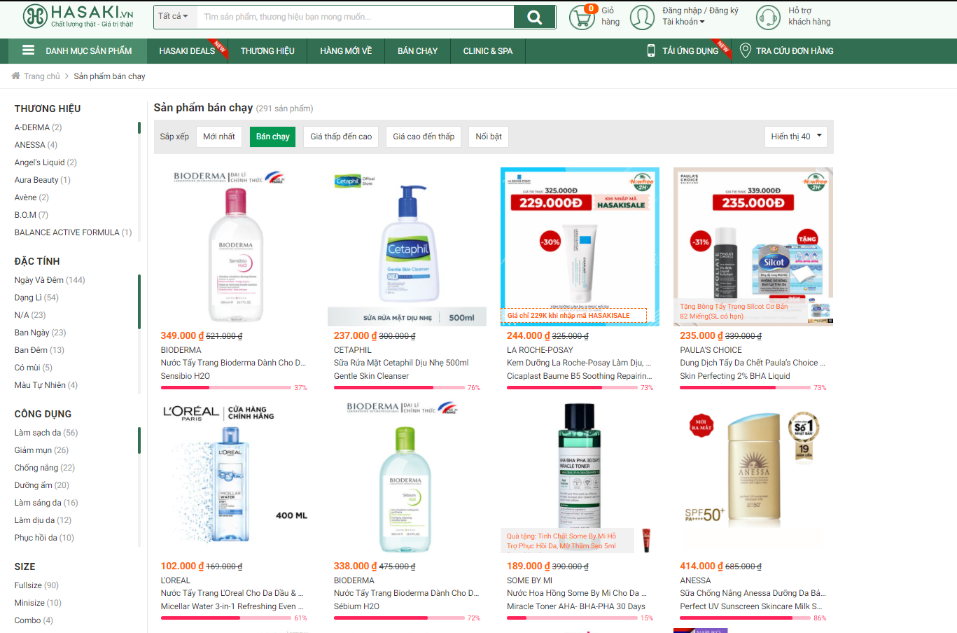 mỹ phẩm Hasaki 3