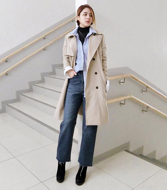 thời trang nữ áo măng tô