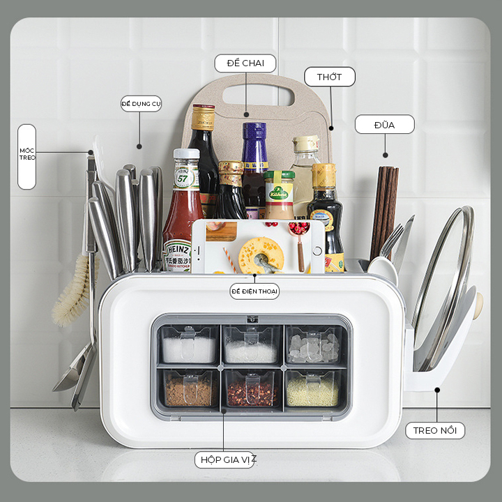 kệ để đồ nhà bếp thông minh