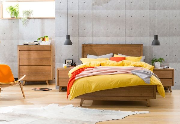 Thiết kế nội thất phòng ngủ phong cách retro