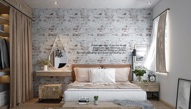 Thiết kế nội thất phòng ngủ phong cách vintage