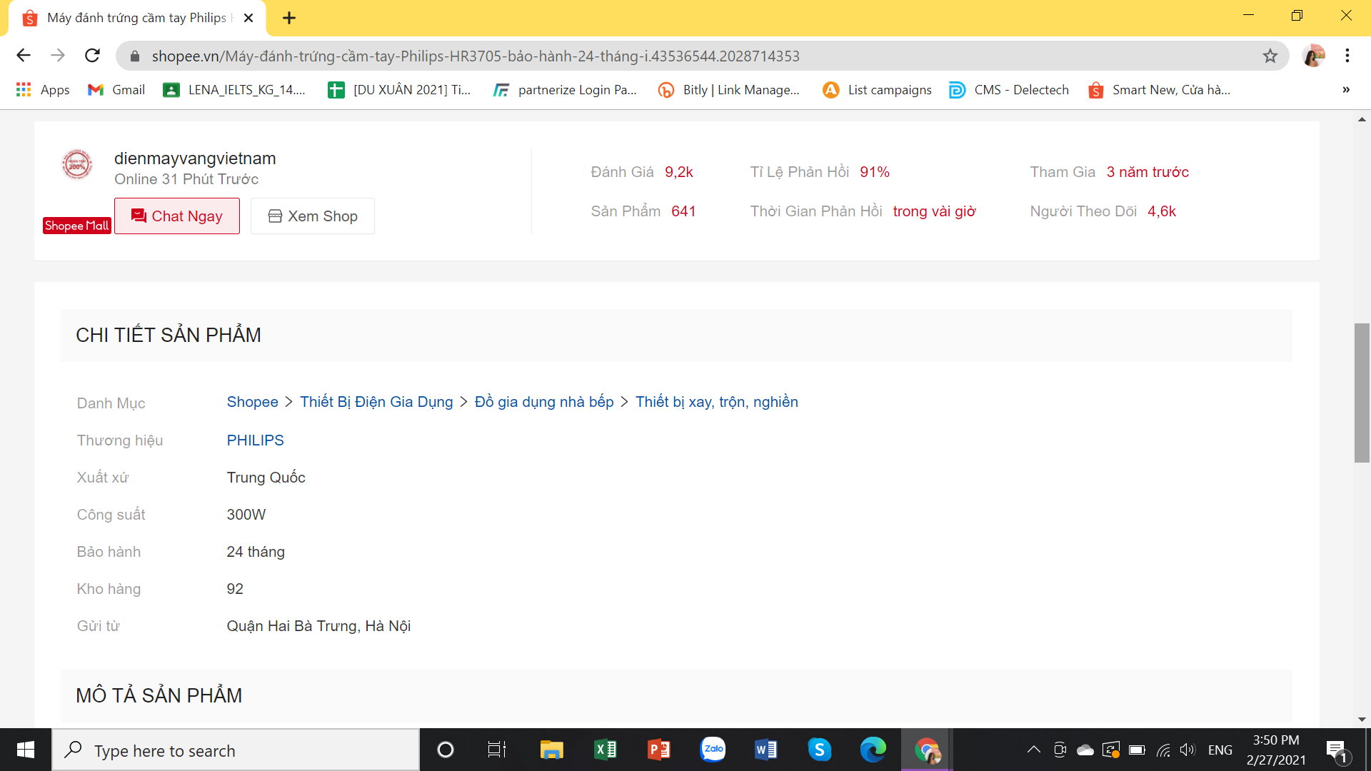 địa chỉ mua máy đánh trứng cầm tay philips