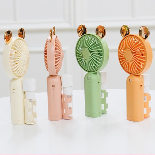 quạt mini cầm tay sạc điện hình thú
