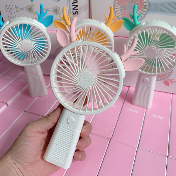 quạt mini cầm tay sạc điện hình thú