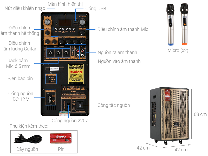 Loa kéo Nanomax K1000